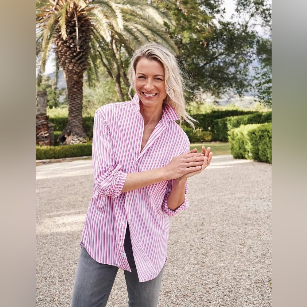 Frank & Eileen Joedy woven button down shirt, XS